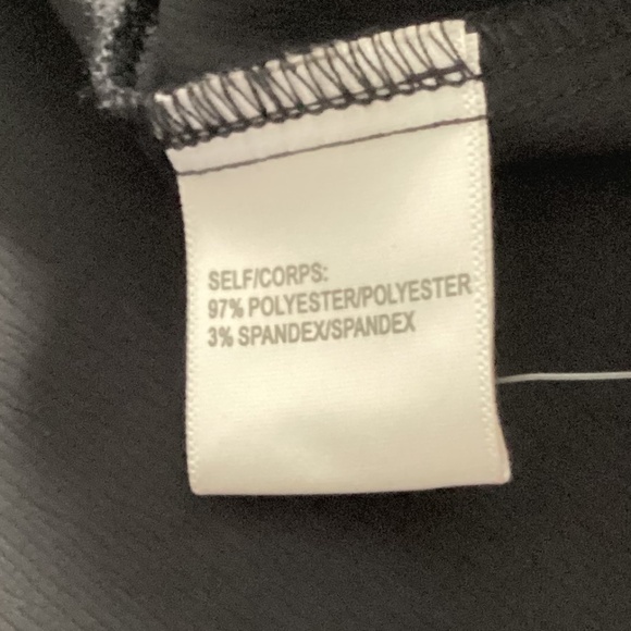 Modern Works Black Button-Up Top with Drawstring Waist - Picture 7 of 7